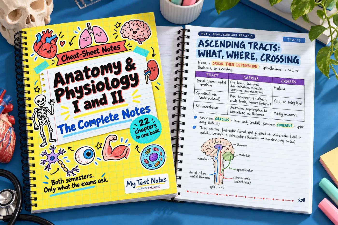 Anatomy & Physiology I and II Notes