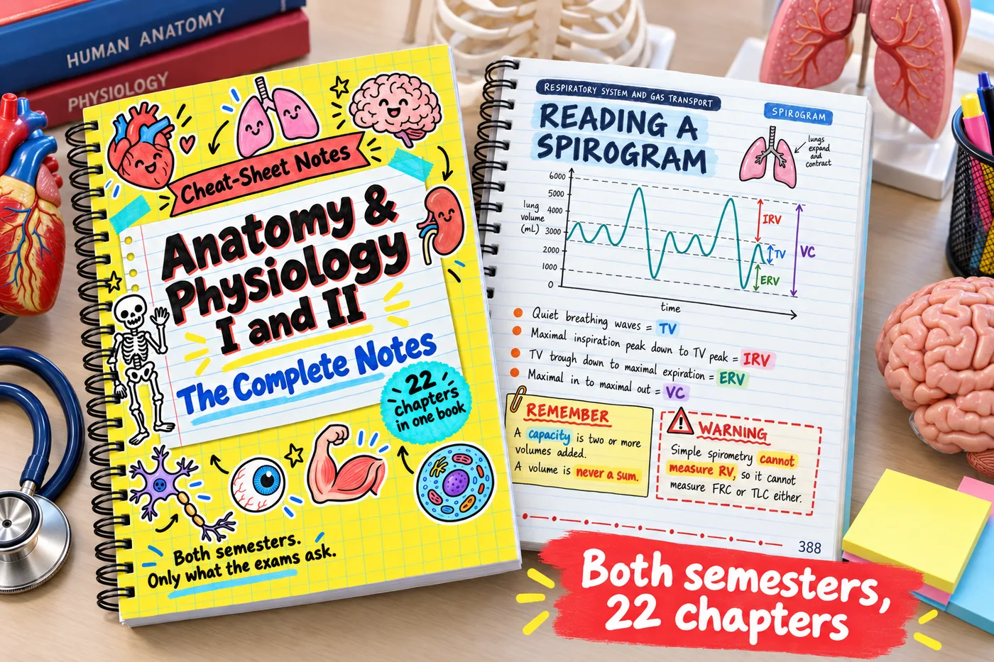 Anatomy & Physiology I and II Notes